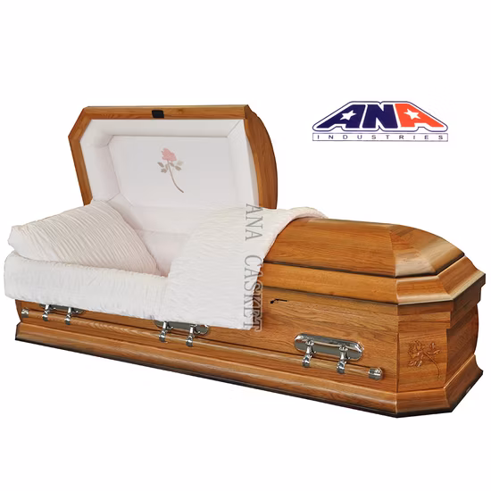 Funeral Army/Navy/Airforce Solid Wood Casket