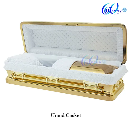 거울 금 금속 상자