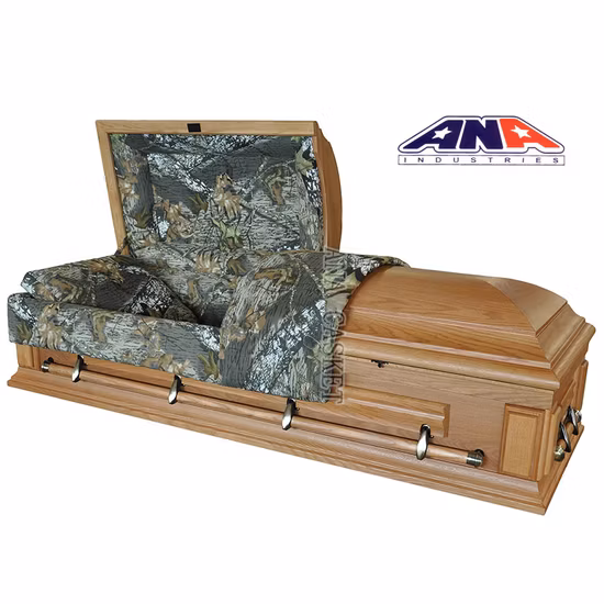 장례식 제품을 위한 미국식 베니어 메이플 관